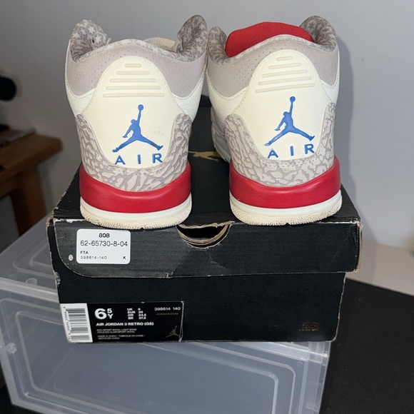 Size 6.5Y Air Jordan 3 Retro International Flight - Picture 2 of 6